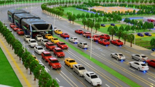 Transit Elevated Bus