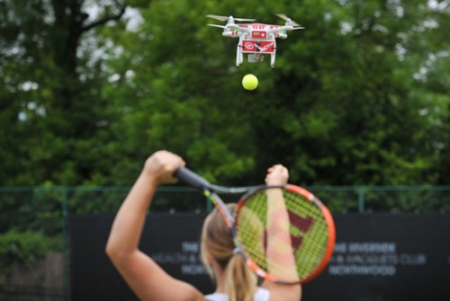 Tennis drone