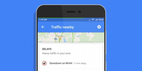 google-maps-Traffic nearby