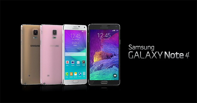 Galaxy Note 4 Flagship ล่าสุดจากค่าย Samsung จดง่ายหายห่วง