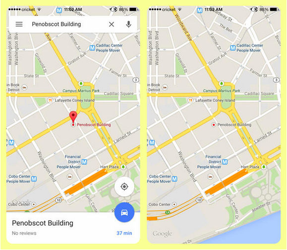 Google Maps บน iOS เพิ่ม 4 ฟีเจอร์ใหม่