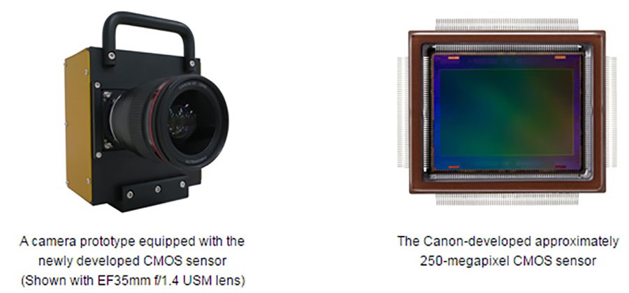 Canon พัฒนาเซนเซอร์  APS-H CMOS ความละเอียด 250 ล้าน