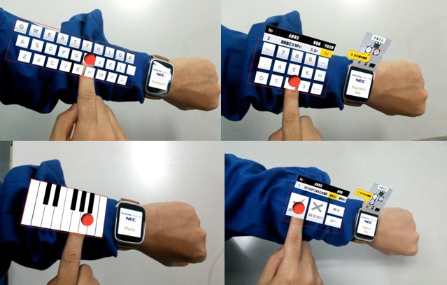 ARmKeypad คีย์บอร์ดเสมือนจริงบนท่อนแขน