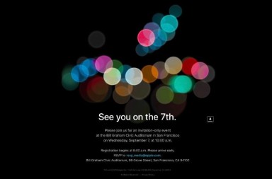 iPhone 7 event