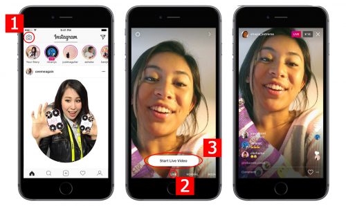 Instagram Live-howto