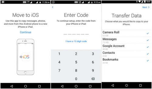 Move to iOS-SMS