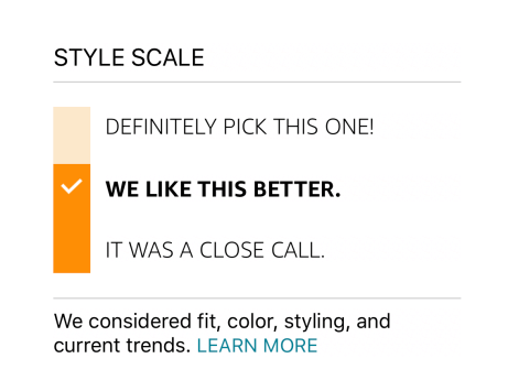 Style scale