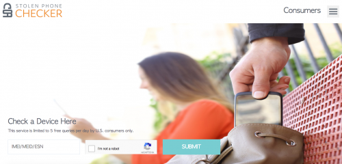  Stolen Phone Checker