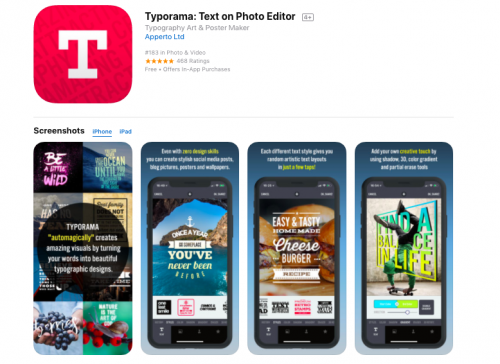 Typorama: Text on Photo Editor