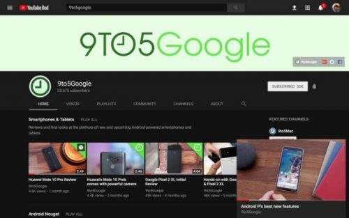 YouTube Picture-In-Picture