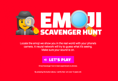 emoji scavenger hunt