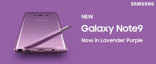 Galaxy Note 9 Lavender Purple