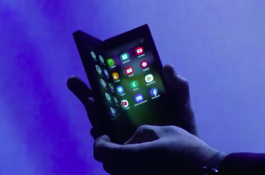 Samsung foldable smartphone