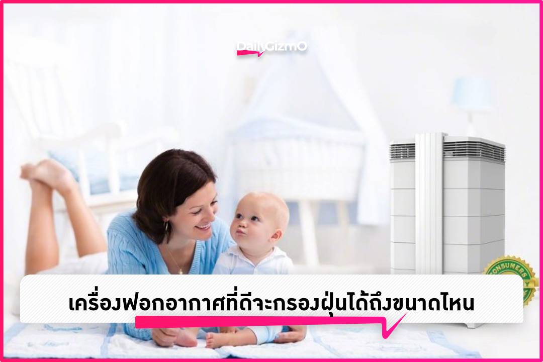 เครื่องฟอกอากาศที่ดีจะกรองฝุ่นได้ถึงขนาดไหน